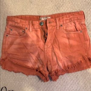 Free people jean shorts